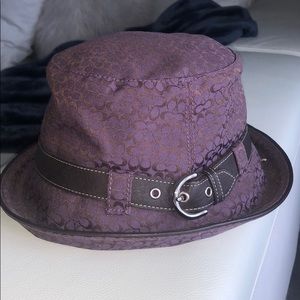 *New* purple Coach Bucket hat